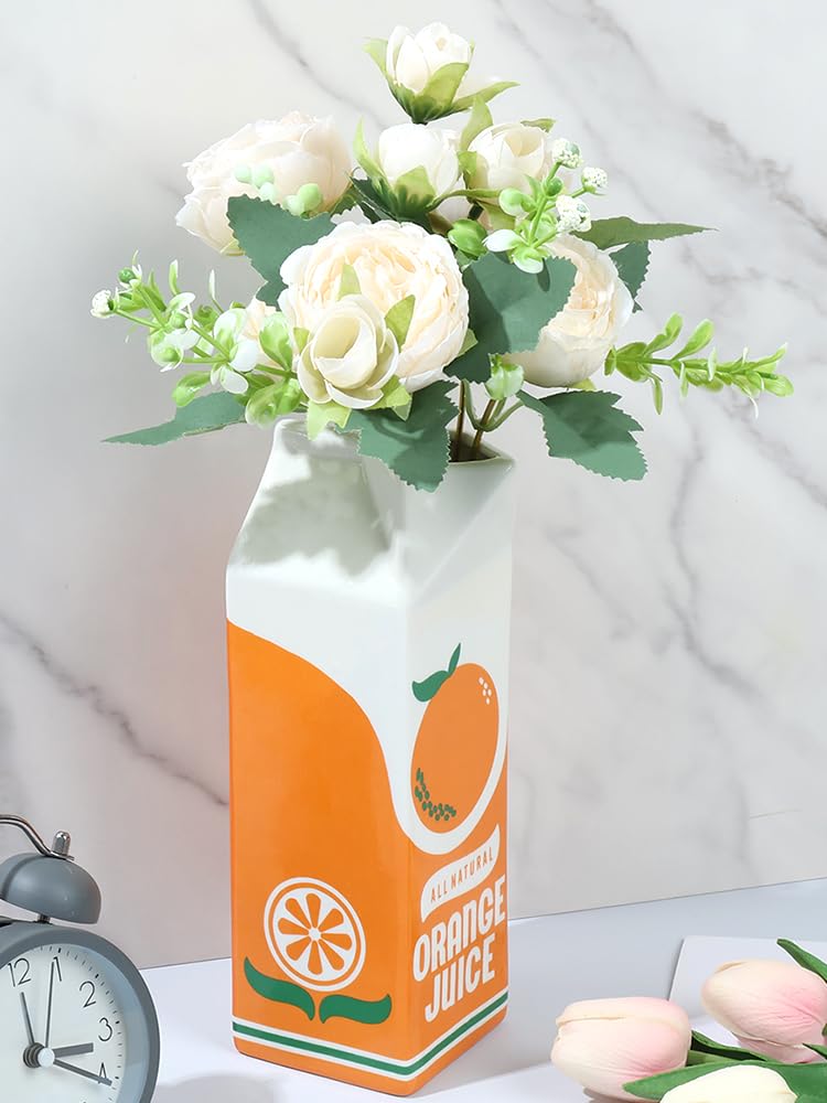 Amazon.co.jp: Kindnessjp オレンジジュースの花瓶ヴィンテージ